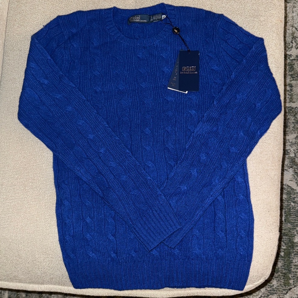 Polo Ralph Lauren Royal Blue Crewneck Sweater
